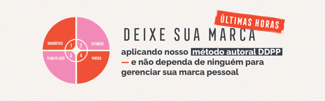 ⚡ Últimas horas para se matricular no curso Deixe Sua Marca com 40% de desconto!⚡